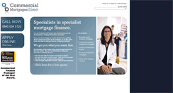 Desktop Screenshot of commercialmortgagesdirect.co.uk